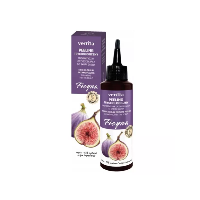 VENITA, PEELING TRYCHOLOGICZNY enzymatyczny do włosów z ficyną, 100 ml