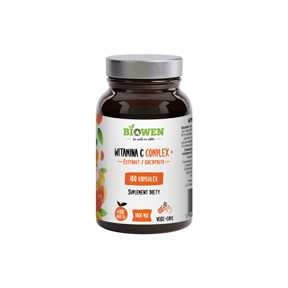 BIOWEN, Witamina C Complex+, kapsułki wege, 100 szt.
