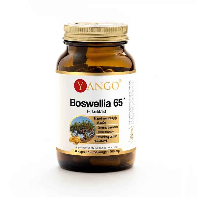 YANGO, Boswellia 65™, kapsułki wege, 90 szt.
