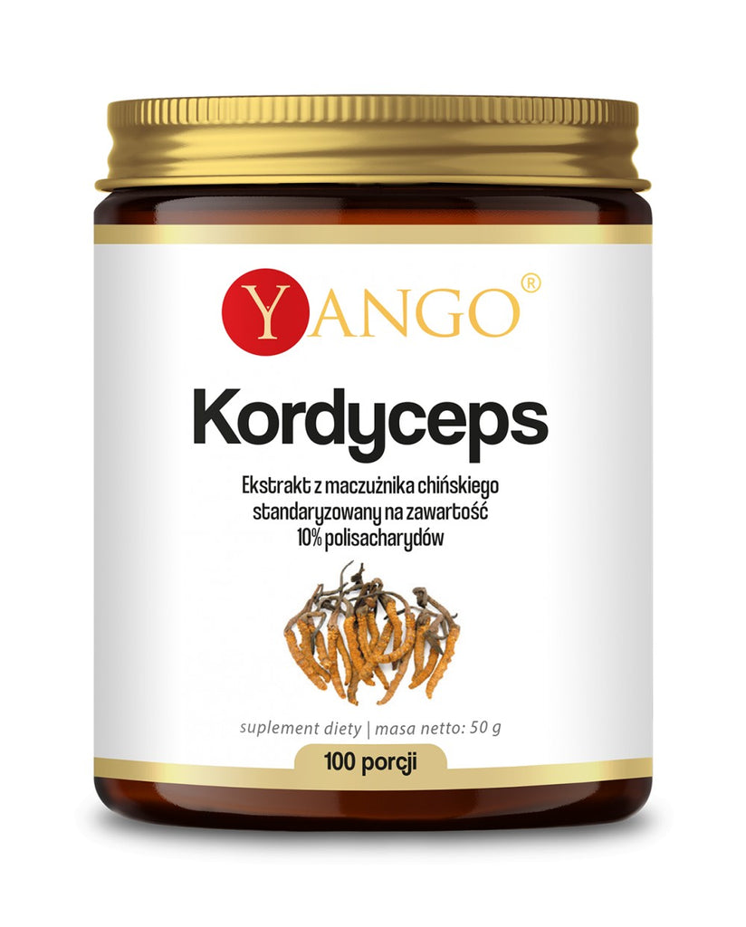 YANGO, Kordyceps - ekstrakt 10% polisacharydów, proszek, 50 g