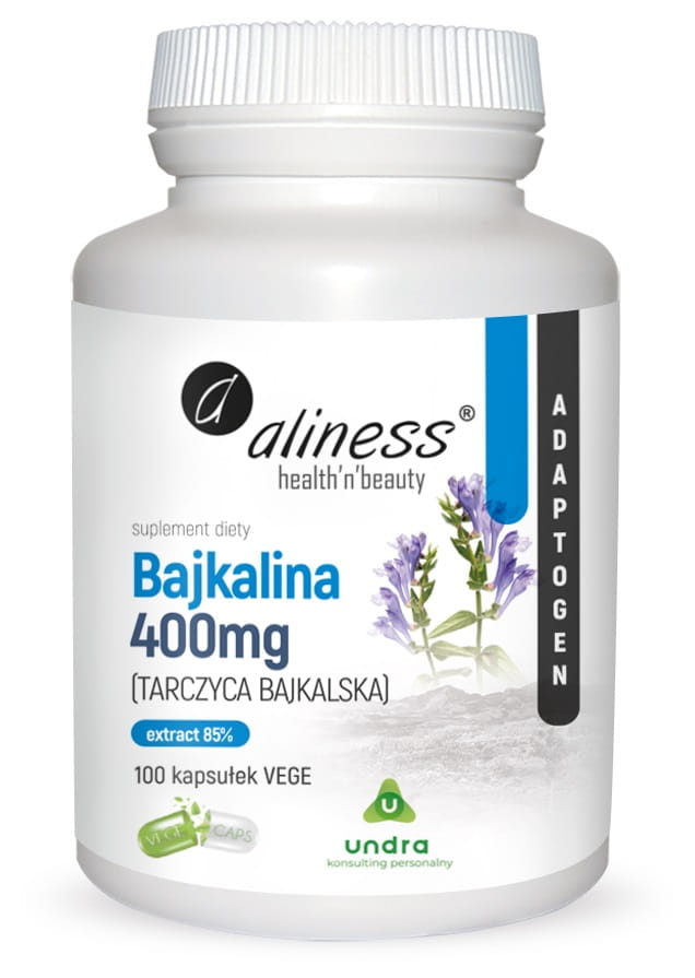 Bajkalina,400 mg,Tarczyca Bajkalska, kapsułki 100 szt.