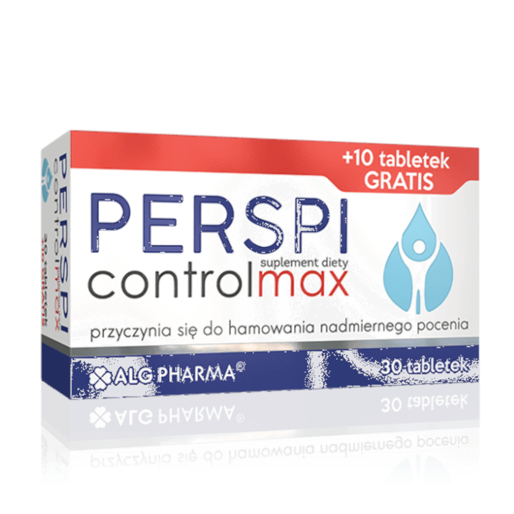 PerspiControl Max, tabletki, 30 szt. + 10 szt. GRATIS