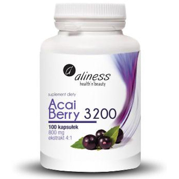 Aliness, Acai Berry 3200 800 mg, kapsułki, 100 szt