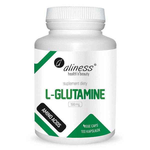 Aliness, L-Glutamine 500 mg, kapsułki vege, 100 szt.