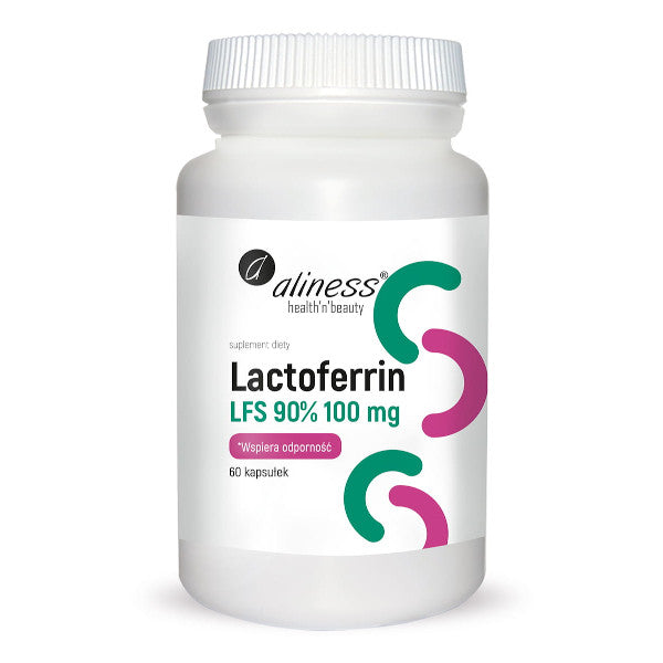 Aliness, Lactoferrin LFS 90% 100 mg, kapsułki, 60 szt.