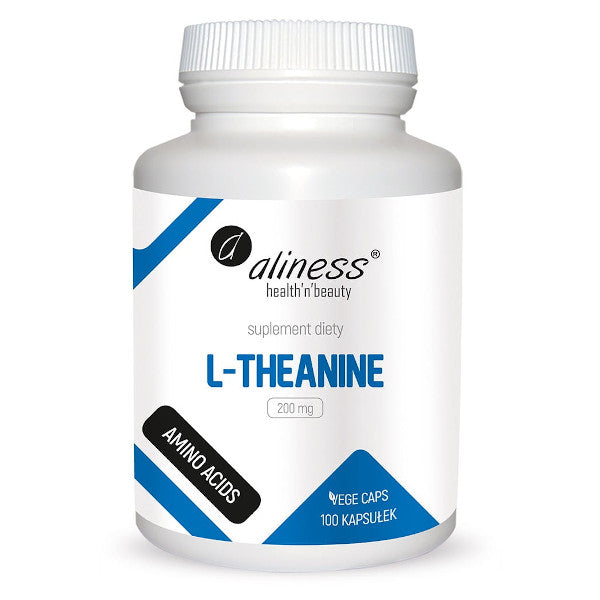 Aliness, L-Theanine 200 mg, kapsułki vege, 100 szt.
