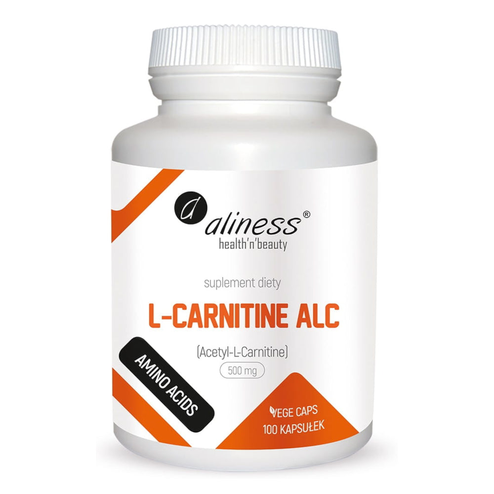 L-Carnitine ALC 500 mg, kapsułki vege, 100 szt.