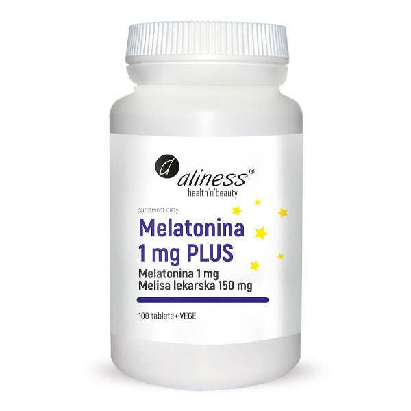 Aliness, Melatonina 1 mg PLUS, tabletki vege, 100 szt.