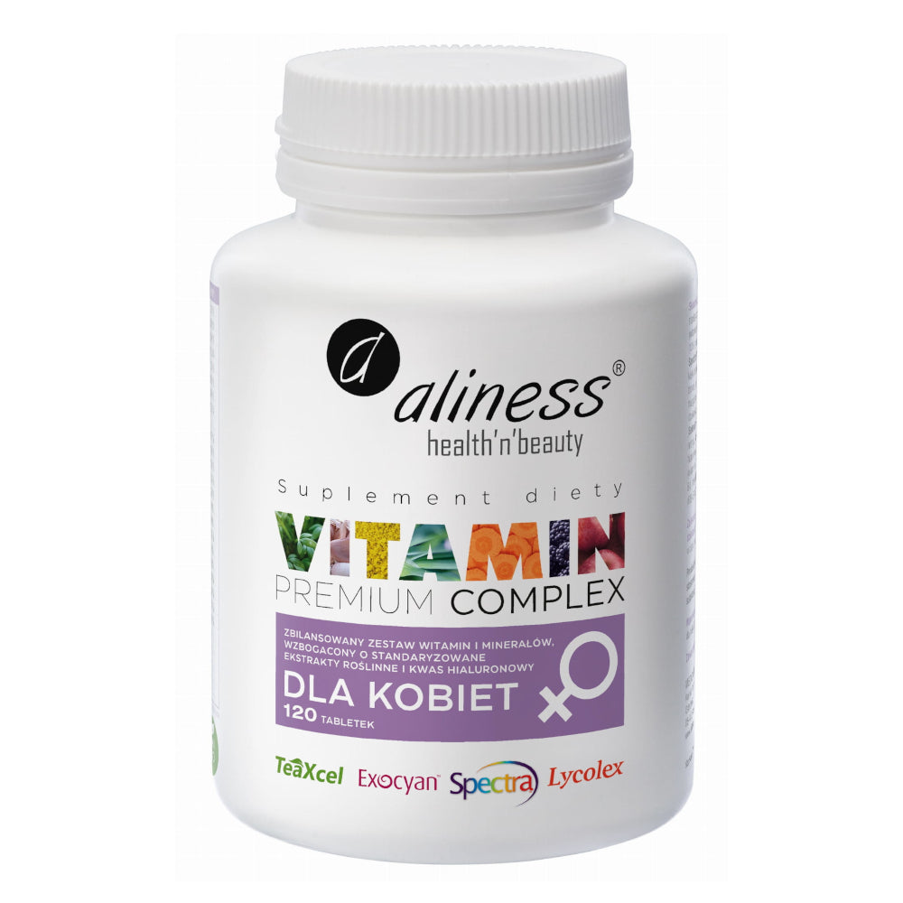 Premium Vitamin Complex dla kobiet, tabletki wege, 120 szt.