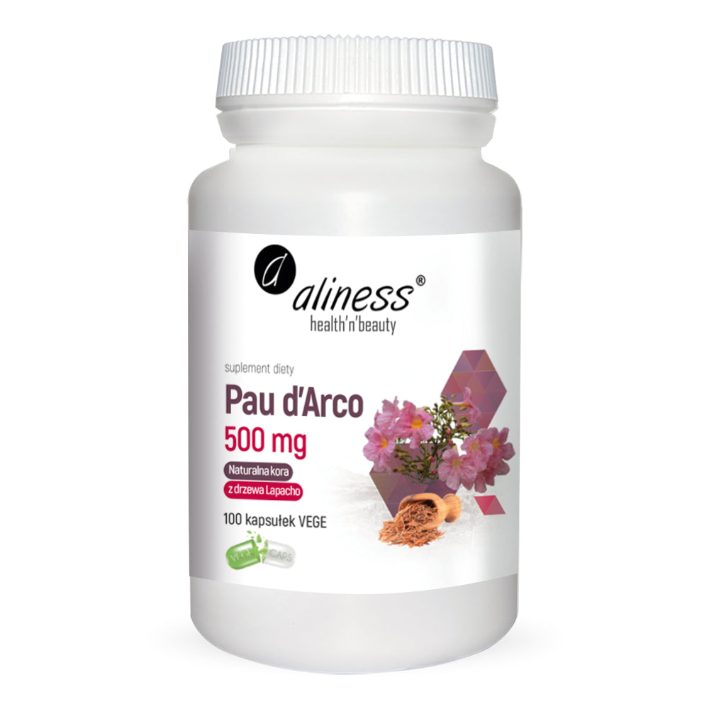 Pau d'Arco 500 mg, kapsułki wege, 100 szt.