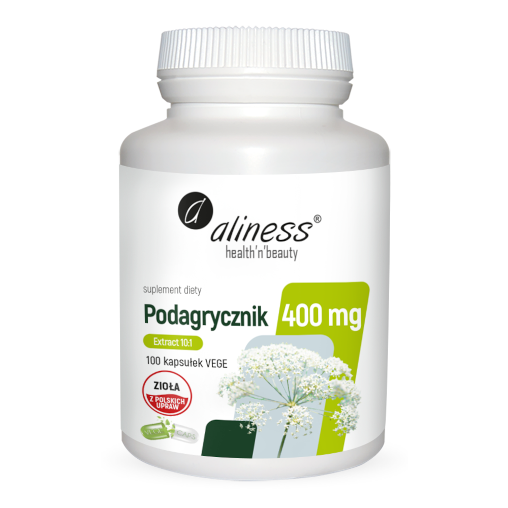 Podagrycznik 400 mg, kapsułki wege, 100 szt.