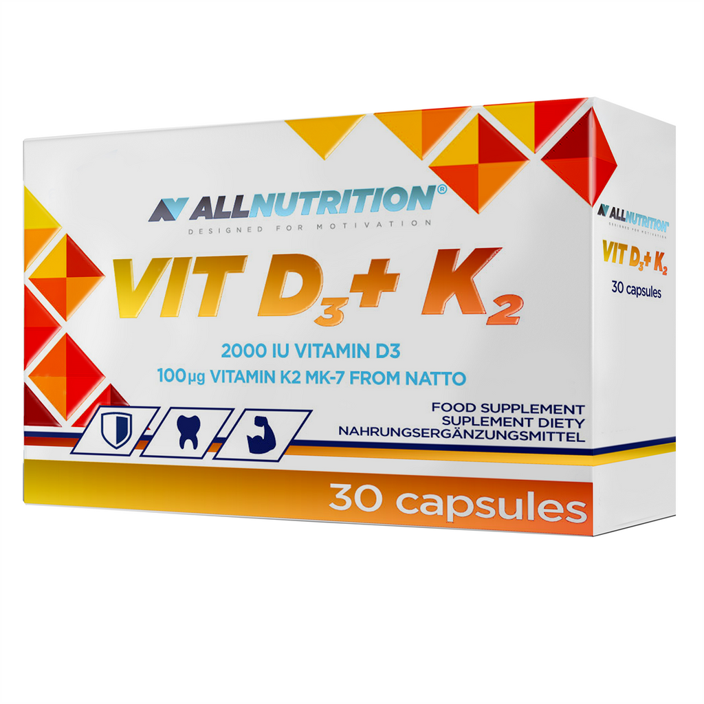 Allnutrition, Vit D3 + K2, kapsułki, 30 szt.
