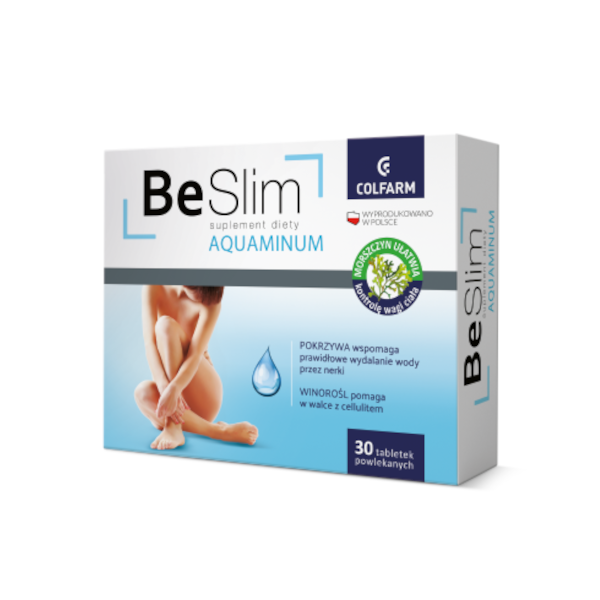 Colfarm, Be Slim Aquaminum, tabletki, 30 szt.