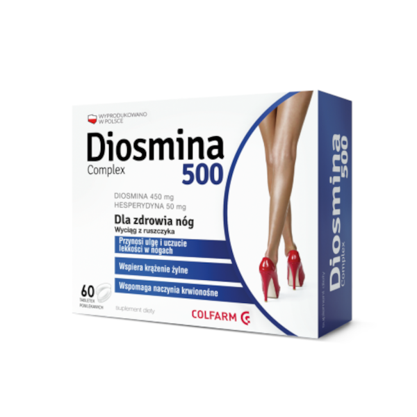 Colfarm, Diosmina 500 Complex, tabletki, 60 szt.