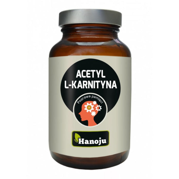 Hanoju, Acetyl L-karnityna 400 mg, kapsułki vege, 90 szt.