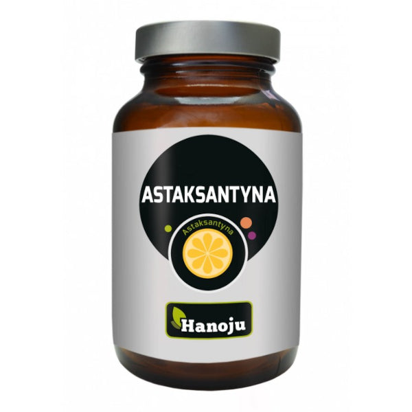 Hanoju, Astaksantyna 135 mg + Witamina C 500 mg, kapsułki vege, 90 szt.