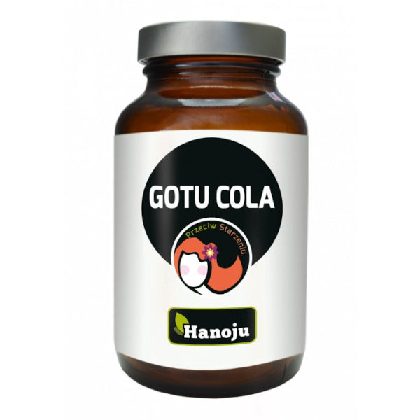 Hanoju, Gotu Cola 400 mg, kapsułki vege, 90 szt.