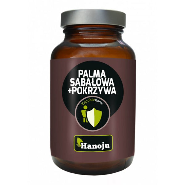 Hanoju, Palma Sabałowa 250 mg + Pokrzywa 200 mg, kapsułki vege, 90 szt.