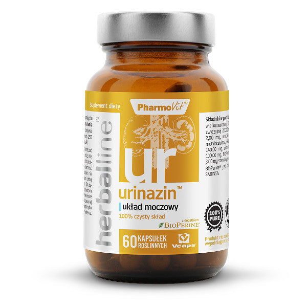 PharmoVit, Herballine Urinazin™ układ moczowy, kapsułki vege, 60 szt.