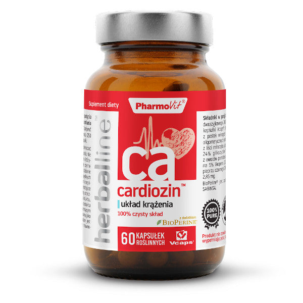Herballine, Cardiozin™ układ krążenia, kapsułki vege, 60 szt.