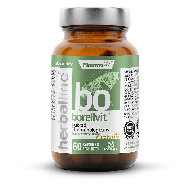 PharmoVit, Herballine Borellvit™ układ immunologiczny, kapsułki vege, 60 szt.