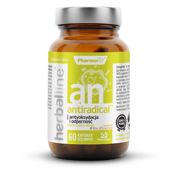 PharmoVit, Herballine Antiradical™ antyoksydacja i odporność, kapsułki vege, 60 szt.