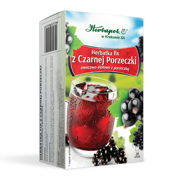 Herbapol Kraków, Herbatka fix Z czarnej porzeczki, saszetki, 20 szt.