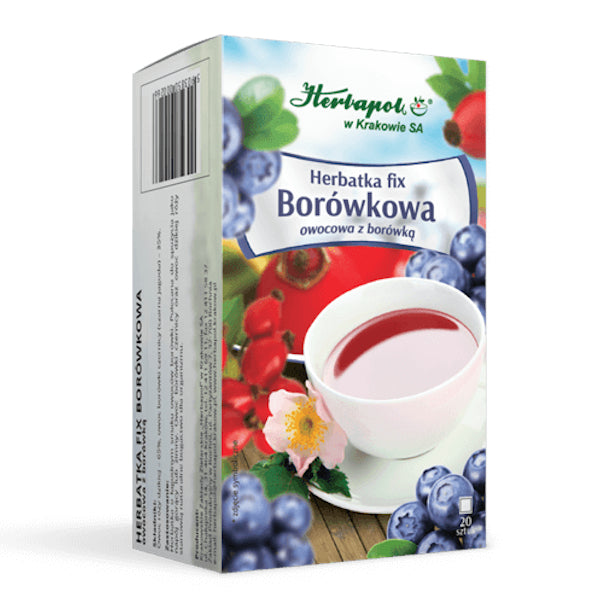 Herbapol Kraków, Herbatka fix Borówkowa, saszetki, 20 szt.