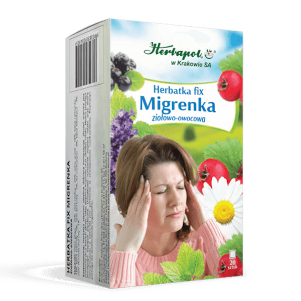Herbapol Kraków, Herbatka fix Migrenka, saszetki, 20 szt.