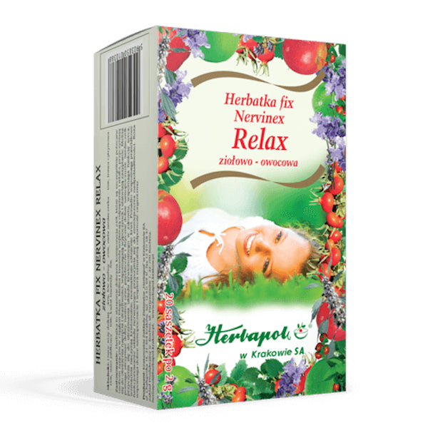 Herbapol Kraków, Herbatka fix Nervinex relax, saszetki, 20 szt.