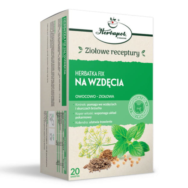 Herbapol Kraków, Herbatka fix Na wzdęcia, saszetki, 20 szt.