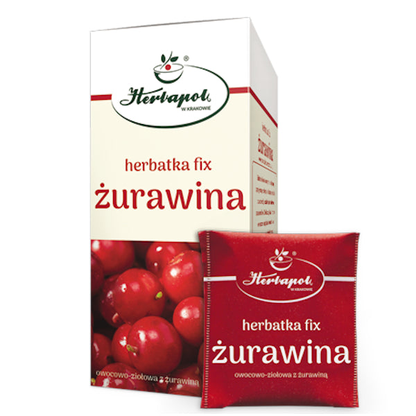 Herbapol Kraków, Herbatka fix żurawina, saszetki, 20 szt.