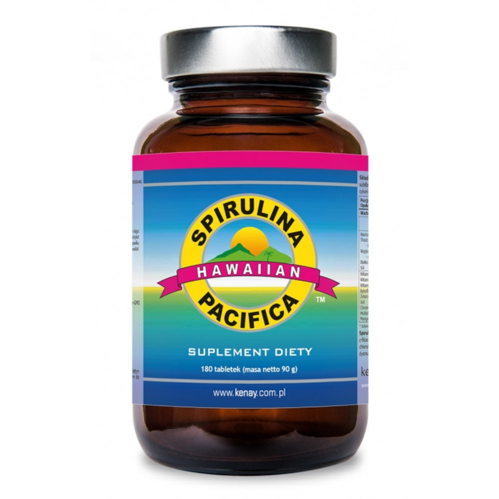 Spirulina Pacifica® hawajska 500 mg, tabletki, 180 szt.