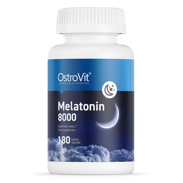 OstroVit, Melatonin 8000, tabletki, 180 szt.