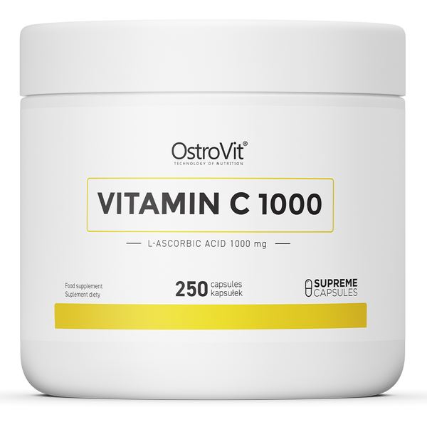 OstroVit, Supreme Capsules, Vitamin C 1000, kapsułki, 250 szt.
