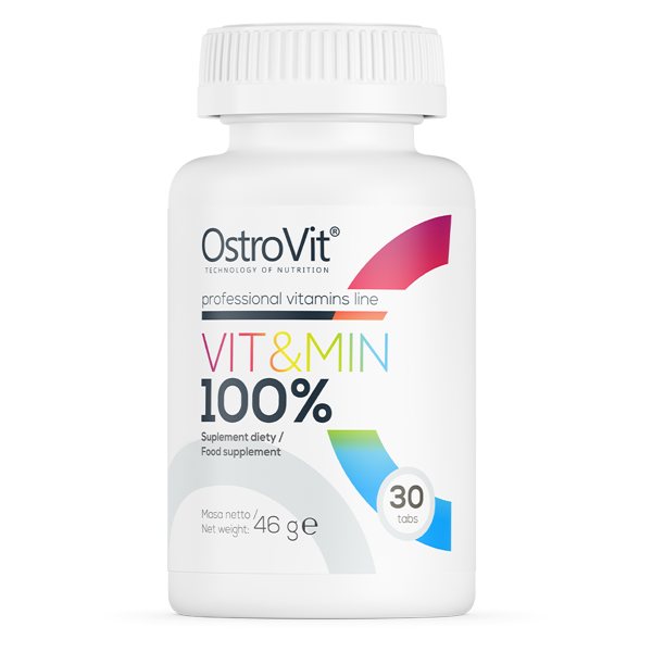 OstroVit, 100% Vit&Min, tabletki, 30 szt.