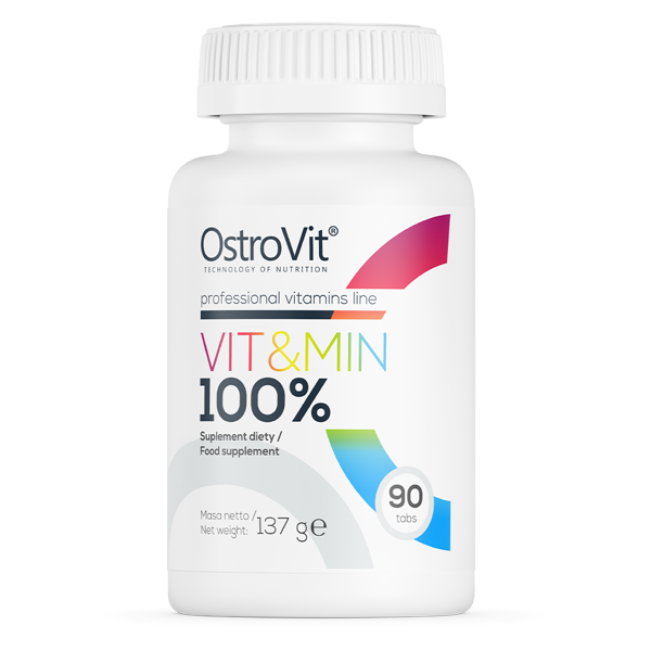 ﻿OstroVit, 100% Vit&Min, tabletki, 90 szt.