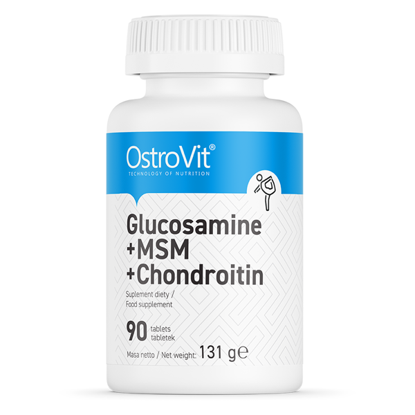 OstroVit, Glucosamine + MSM + Chondroitin, tabletki, 90 szt.