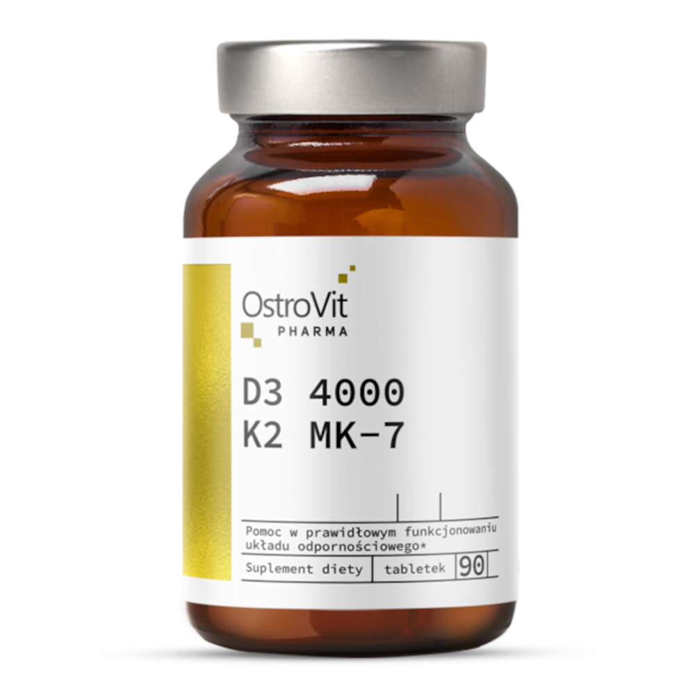 D3 4000 + K2 MK-7, tabletki, 90 szt.