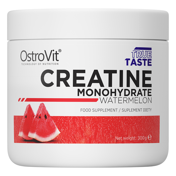 OstroVit, True Taste, Creatine Monohydrate Watermelon, proszek, 300 g