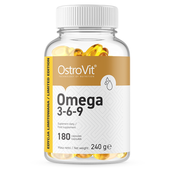 OstroVit, Omega 3-6-9, kapsułki, 180 szt.