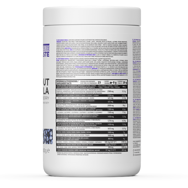 OstroVit, True Taste, Post-Workout Formula Strawberry & berry, proszek, 500 g