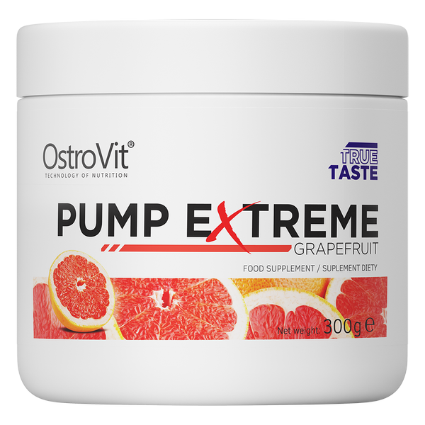 ﻿OstroVit, True Taste, Pump Extreme Grapefruit, proszek, 300 g