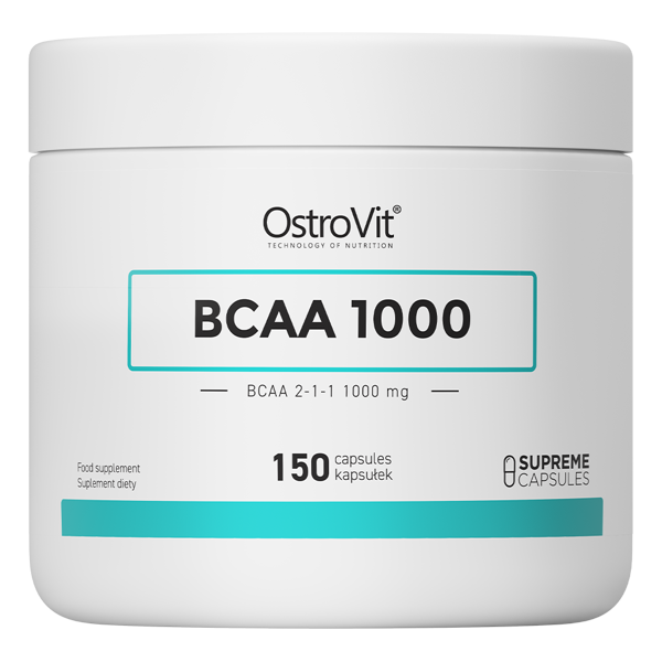 OstroVit, Supreme Capsules, BCAA 1000 mg, kapsułki, 150 szt.