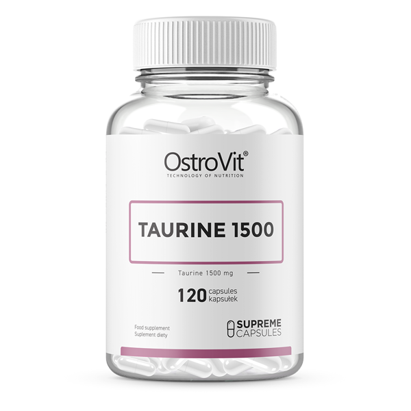 OstroVit, Supreme Capsules, Taurine 1500 mg, kapsułki, 120 szt.
