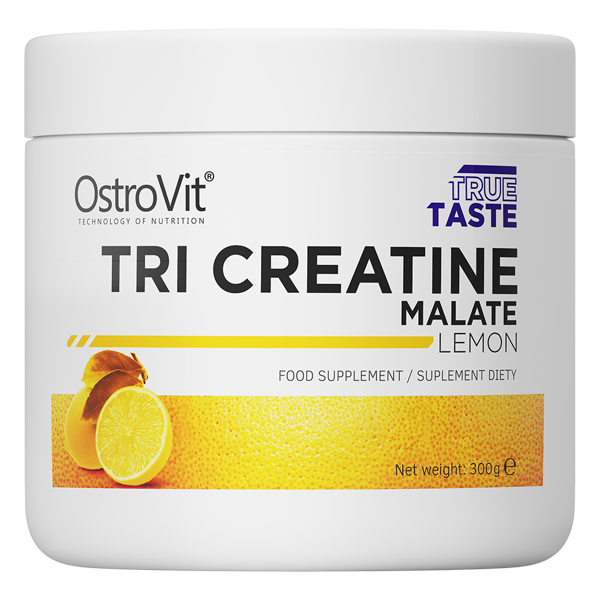 OstroVit, True Taste, Tri-Creatine Malate Lemon, proszek, 300 g