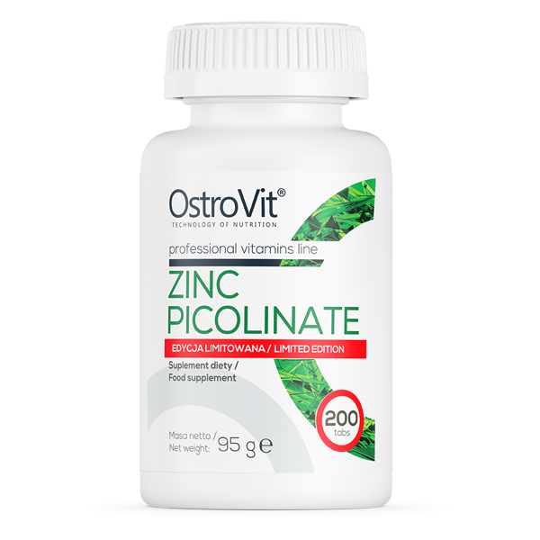 OstroVit, Zinc Picolinate LIMITED EDITION, tabletki, 200 szt.