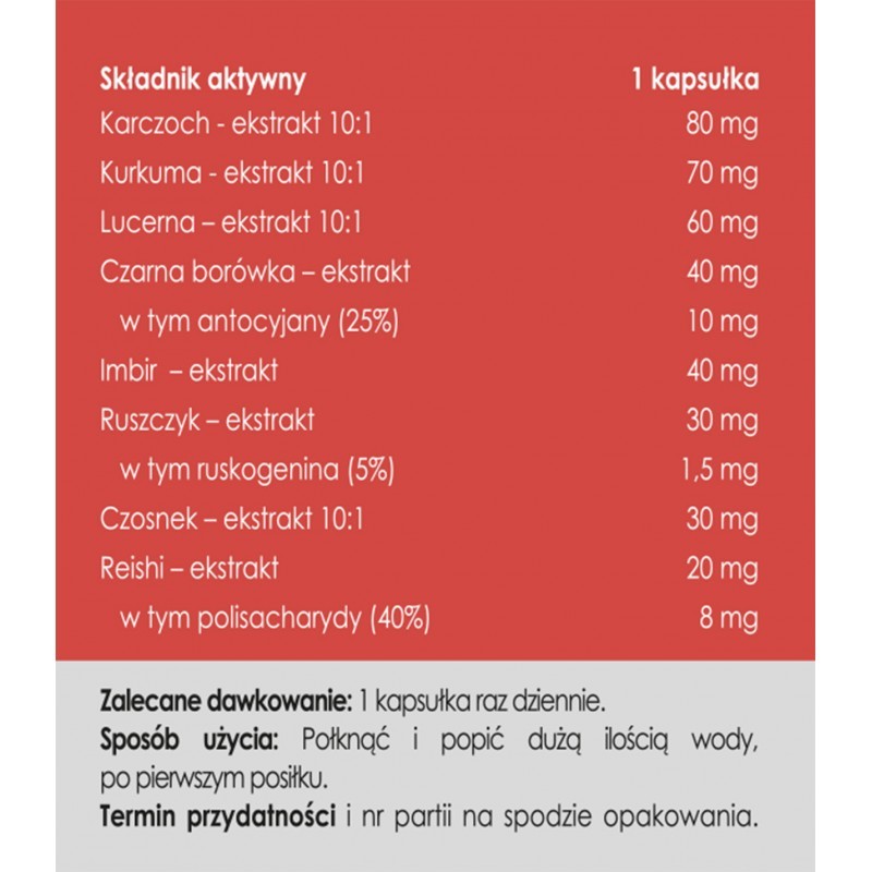 Panaseus, Cholesterol w normie, kapsułki wege, 50 szt.