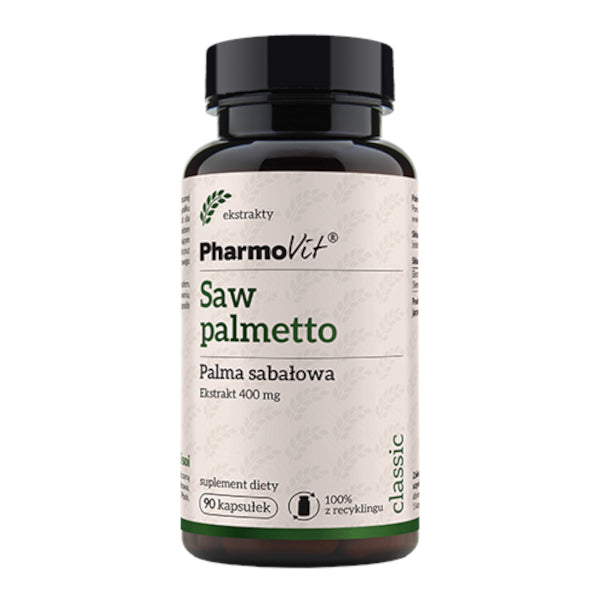 PharmoVit, Saw Palmetto (Palma sabałowa) 400 mg, kapsułki, 90 szt.