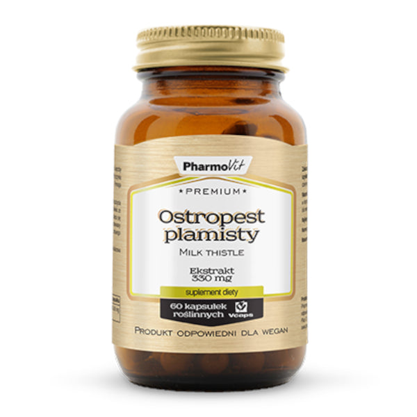 PharmoVit, Premium, Ostropest plamisty 330 mg, kapsułki vege, 60 szt.